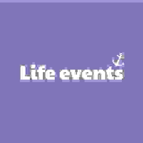 Marking a life event.